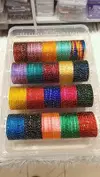 Trending Gold Drop Glass Bangles Combo Box Best Wholesale Shop In Surat